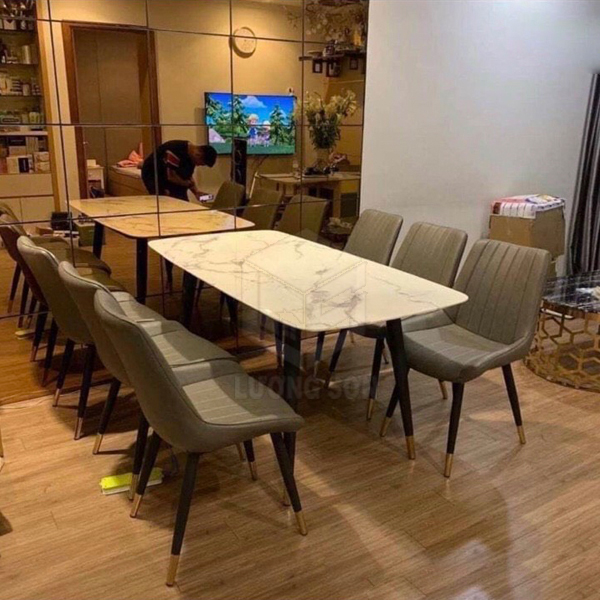 Bo-ban-an-Alpha-mat-da-cam-thach-1m6-6-ghe-Loft-soc-ghi-BA35